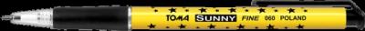 Długopis Sunny automatyczny czarny 1 paczka/20 sztuk. Wydawca: TOMA. SmakLiter.pl Opakowanie Długopis Sunny automatyczny czarny 1 paczka/20 sztuk