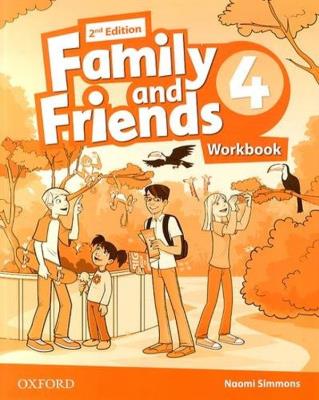 Family and Friends 2E 4 WB OXFORD. Autor: Simmons Naomi, Tamzin Thompson. SmakLiter.pl Okładka książki Family and Friends 2E 4 WB OXFORD