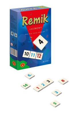 Opakowanie Gra - Remik liczbowy mini ALEX