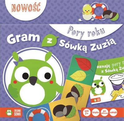 Gram z Sówką Zuzią Pory roku. Autor: Opracowanie zbiorowe. SmakLiter.pl Okładka książki Gram z Sówką Zuzią Pory roku
