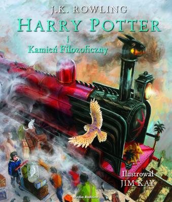 Okładka książki Harry Potter i kamień filozoficzny - ilustrowany