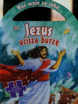 Jezus ucisza burzę. Autor: praca zbiorowa. SmakLiter.pl Okładka książki Jezus ucisza burzę