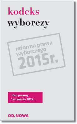 Kodeks wyborczy. Autor: Lech Krzyżanowski. SmakLiter.pl Okładka książki Kodeks wyborczy