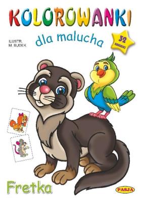 Okładka książki Kolorowanki dla malucha Fretka