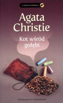 Kot wśród gołębi. Autor: Agatha Christie. SmakLiter.pl Okładka książki Kot wśród gołębi
