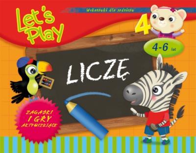 Okładka książki Lets play Liczę Ćwiczenia i gry aktywizujące