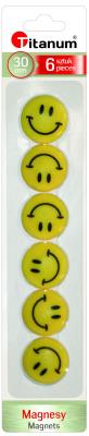 Opakowanie Magnesy do tablic 30 mm 6 sztuk Buźki