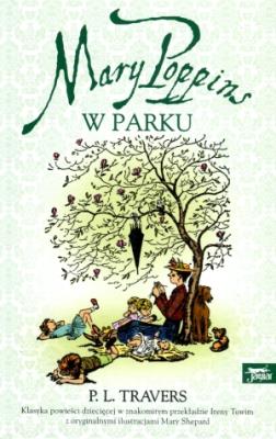 Okładka książki Mary Poppins w parku
