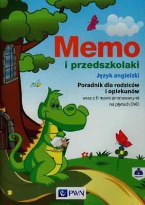 Memo i przedszkolaki Język angielski Poradnik dla rodziców i opiekunów wraz z filmami animowanymi na płytach DVD. Autor: Cygal Paulina, Bulwarska Ewa, Wajda Natalia. SmakLiter.pl Okładka książki Memo i przedszkolaki Język angielski Poradnik dla rodziców i opiekunów wraz z filmami animowanymi na płytach DVD