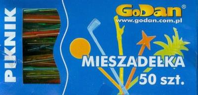 Opakowanie Mieszadełka Kij golfowy 16 cm 50 sztuk