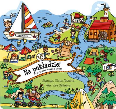 Na pokładzie. Autor: Eva Obrkova. SmakLiter.pl Okładka książki Na pokładzie