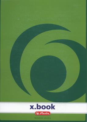 Okładka książki Notatnik szkolny x.book gładki 50 kartek