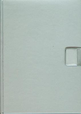 Opakowanie Notes A5 na rzep w kratkę Silver