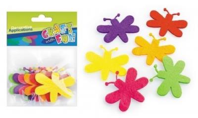 Opakowanie Ozdoba dekoracyjna filc ważki 6szt