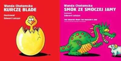 Pakiet: Kurczę blade + Smok ze smoczej jamy. Autor: Chotomska Wanda i inni, Lutczyn Edward. SmakLiter.pl Okładka książki Pakiet: Kurczę blade + Smok ze smoczej jamy