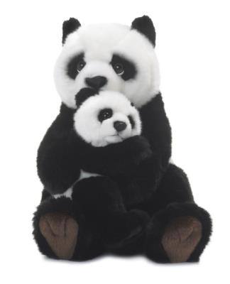 Opakowanie Panda mama z dzieckiem 28 cm