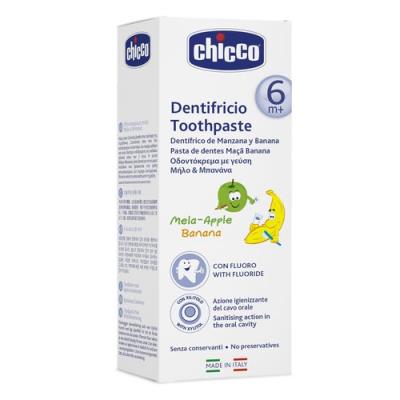 Opakowanie Pasta do zębów o smaku jabłkowo bananowym 50 ml z fluorem