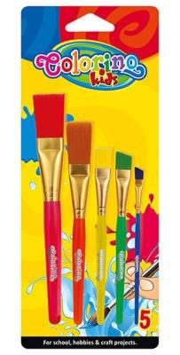 Opakowanie Pędzelki akrylowe Colorino kids 5 sztuk