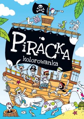 Okładka książki Piracka kolorowanka