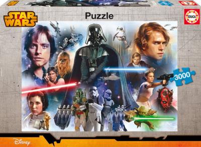 Opakowanie Puzzle 3000 Gwiezdne Wojny Panorama