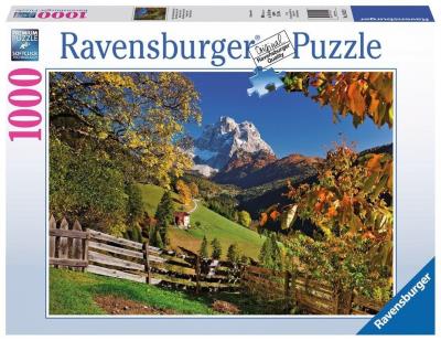 Puzzle Jesień w górach 1000. Wydawca: Ravensburger. SmakLiter.pl Opakowanie Puzzle Jesień w górach 1000