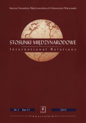 Opakowanie Stosunki Międzynarodowe nr 2 Tom 51
