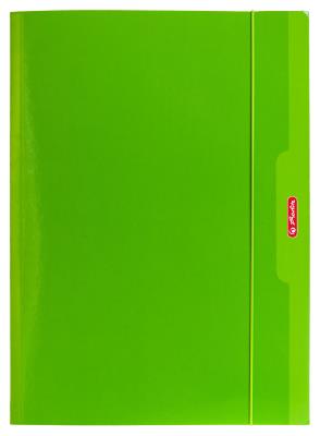 Okładka książki Teczka A4 z gumką zielona