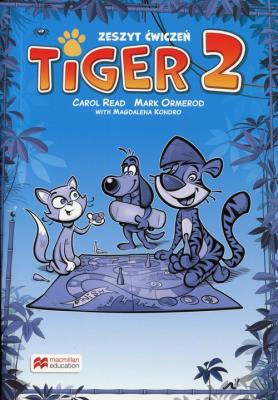TIGER 2 WB (WIELOLETNI)-MACMILLAN. Autor: Carol Read, Mark Ormerod, Magdalena Kondro. SmakLiter.pl Okładka książki TIGER 2 WB (WIELOLETNI)-MACMILLAN
