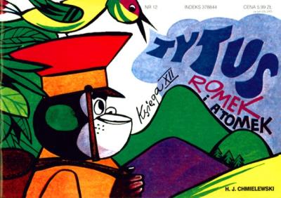 Tytus, Romek i A'Tomek. Księga 12 w. 2011. Autor: Henryk Jerzy Chmielewski. SmakLiter.pl Okładka książki Tytus, Romek i A'Tomek. Księga 12 w. 2011