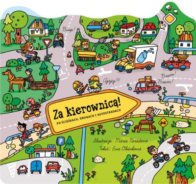 Za kierownicą. Autor: Eva Obrkova. SmakLiter.pl Okładka książki Za kierownicą