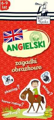 Okładka książki Zagadki obrazkowe Angielski 6-9 lat