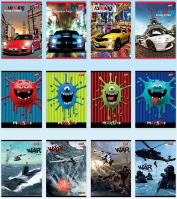 Zeszyt A5/32K linia podwójna MIX chłopięcy (15szt). Wydawca: UNIPAP. SmakLiter.pl Opakowanie Zeszyt A5/32K linia podwójna MIX chłopięcy (15szt)