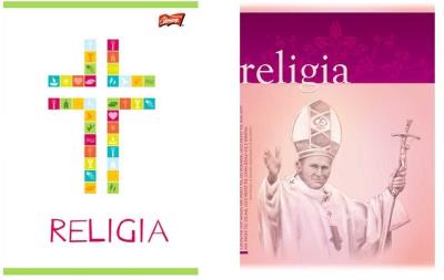 Opakowanie Zeszyt A5/60K kratka cieniowany Religia (10szt)