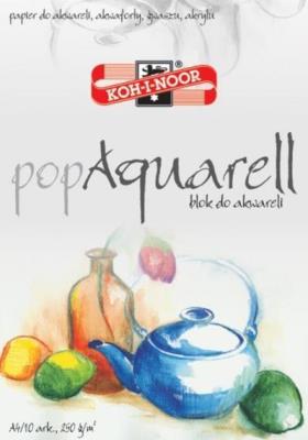 Blok akwarelowy Pop Aquarell A3 10/arkuszy 250g. Wydawca: Koh-I-Noor. SmakLiter.pl Opakowanie Blok akwarelowy Pop Aquarell A3 10/arkuszy 250g