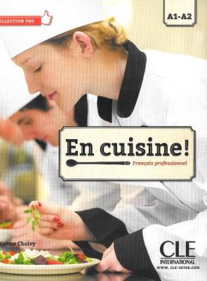 Okładka książki En Cuisine podręcznik A1-A2 +CD