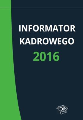 Okładka książki Informator kadrowego 2016