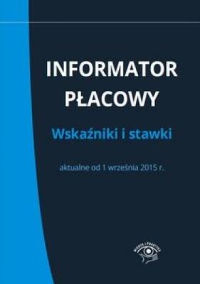Okładka książki Informator płacowy