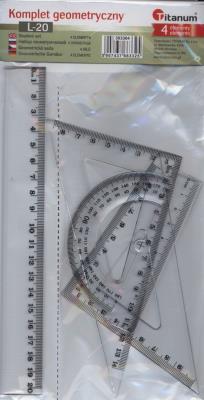Opakowanie Komplet geometryczny 4 elementy L-20