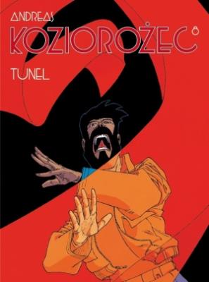 Koziorożec T.8 Tunel. Autor: Andreas. SmakLiter.pl Okładka książki Koziorożec T.8 Tunel