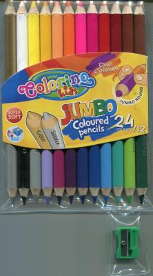 Opakowanie Kredki ołówkowe Colorino okrągłe dwustronne 12 sztuk/24 kolory