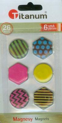 Opakowanie Magnesy do tablicy 6 sztuk