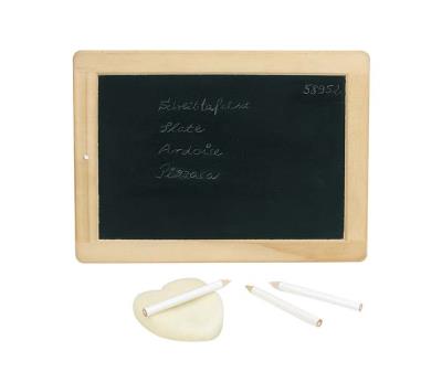 Opakowanie Mała tablica z kredkami i gąbką