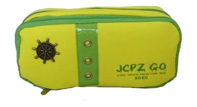 Piórnik szkolny JCPZ GO żółty. Wydawca: Noster. SmakLiter.pl Opakowanie Piórnik szkolny JCPZ GO żółty