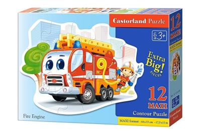 Opakowanie Puzzle 12 maxi Fire Engine CASTOR