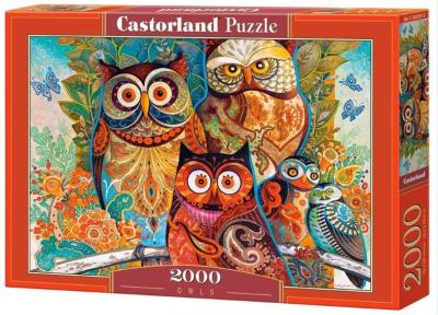 Opakowanie Puzzle 2000 Sowy CASTOR