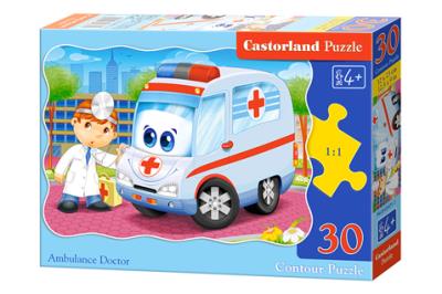 Okładka książki Puzzle 30 elementów Ambulance Doctor