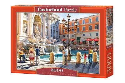 Opakowanie Puzzle 3000 Fontanna Di Trevi CASTOR