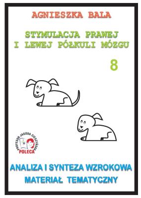 Okładka książki Stymulacja prawej i lewej...8 Analiza i synteza...