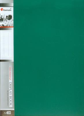 Opakowanie Teczka A4 ofertowa 20 kieszeni zielona