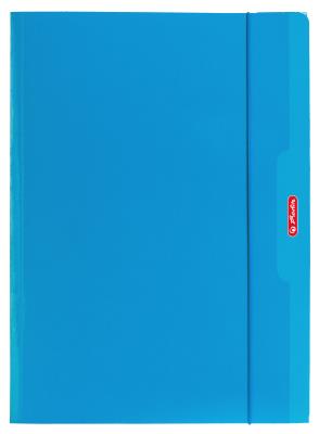 Okładka książki Teczka A4 z gumką niebieska